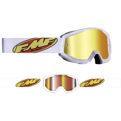 FMF POWERCORE GOGGLE CORE - MIRROR RED LENS Front