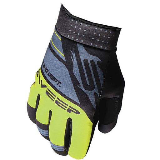 SWEEP MEN'S MISSLE GLOVES Black/Grey Men's Small - Driven Powersports