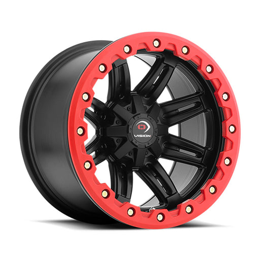 VISION WHEELS FIVE-FIFTY ONE WHEEL RED LIP Red - Driven Powersports