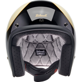 BILTWELL HELMET BONANZA White/Black Front - Driven Powersports