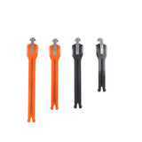 Leatt 5.5 Strap Kit Orange/Graphene - Driven Powersports