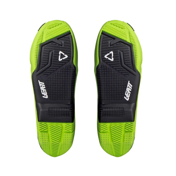 Leatt 4.5/5.5 Boot Sole 8/9 Lime/Black - Driven Powersports