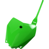 ACERBIS Front # Plate- KLX110/110L:10-22 Green Front - Driven Powersports