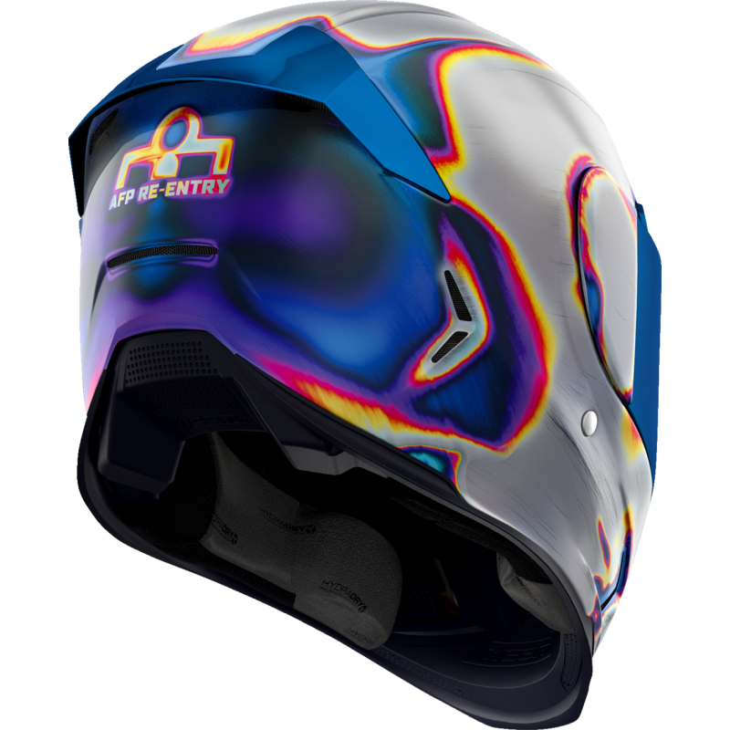 ICON HELMET AFP REENTRY Silver Back - Driven Powersports