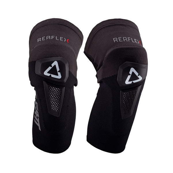 Leatt Reaflex Hybrid Knee Guard Black LG - Driven Powersports