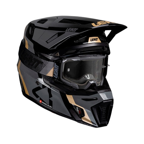 Leatt 8.5 Off-Road Helmet Kit V25 Black 2XL - Driven Powersports
