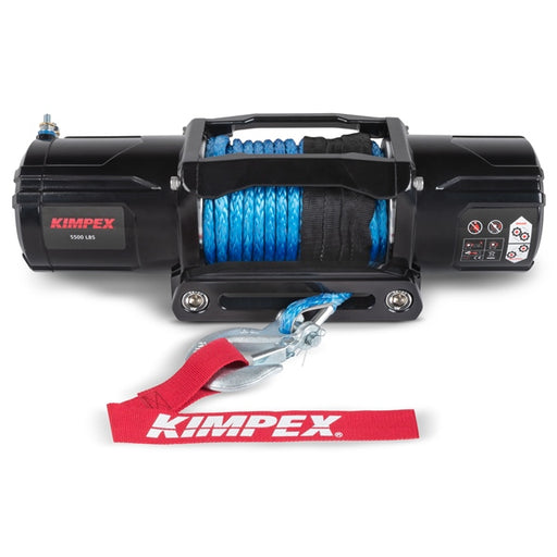 KIMPEX WINCH IP 67 5500 SYNT ROPE W/ACCESS (EWV5500SR) - Driven Powersports