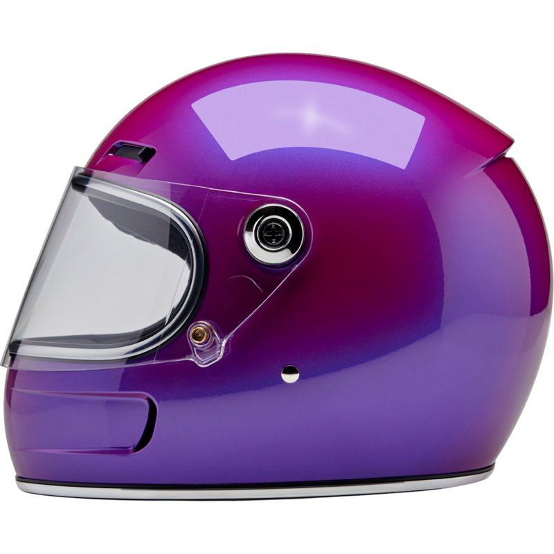 BILTWELL HELMET GRINGO SV Grape Left Side - Driven Powersports