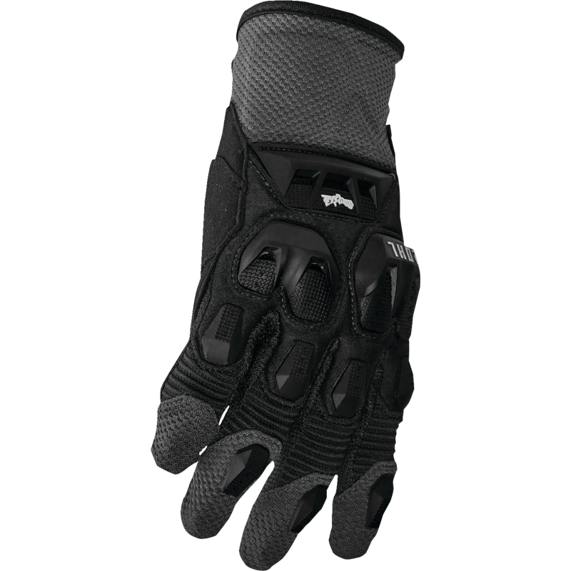 THOR GLOVE TERRAIN Black/Charcoal Front - Driven Powersports