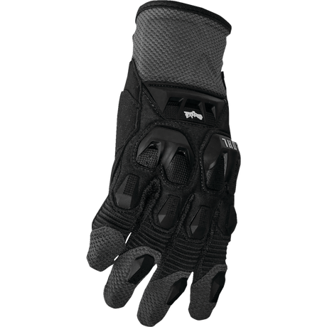 THOR GLOVE TERRAIN Black/Charcoal Front - Driven Powersports