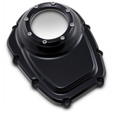 TRASK M8 CAM COVER Black Front - Driven Powersports