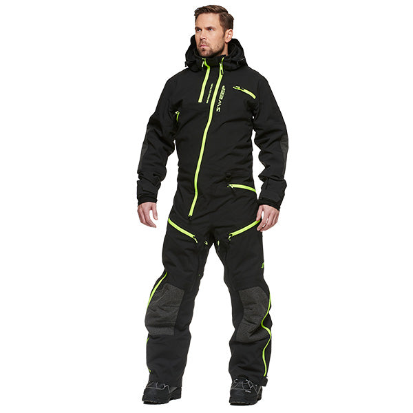 SWEEP MEN'S BACKCOUNTRY MONOSUIT Black/High-Visibility Men's Small - Driven Powersports