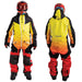 SWEEP MEN'S INSULATED PEAK MONOSUIT Lava Red Fade/Black Men's Small - Driven Powersports