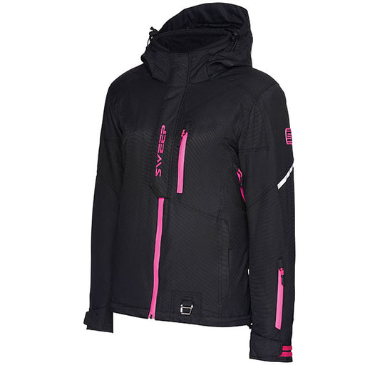 SWEEP WOMEN'S RECON INSULATED JACKET Black/Pink Women's XS - Driven Powersports