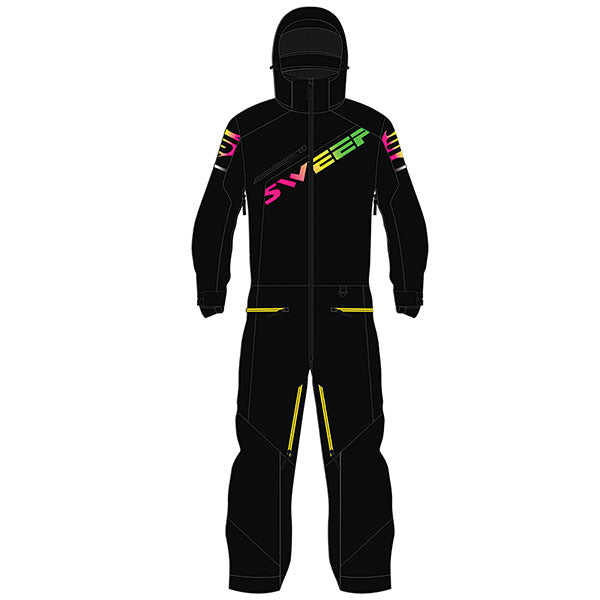 SWEEP YOUTH RAZOR INSULATED MONOSUIT Black/Rainbow Youth Youth 6 - Driven Powersports