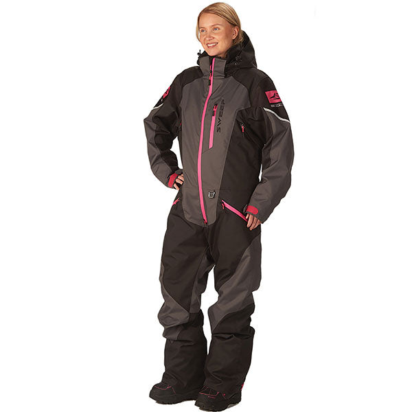 SWEEP WOMEN'S ASTRAL INSULATED MONOSUIT Black/Grey Women's Small - Driven Powersports