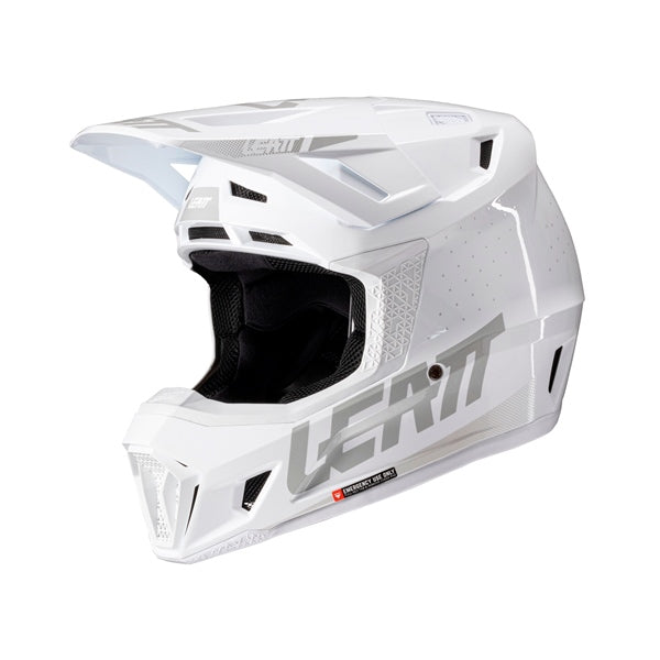 Leatt 7.5 Off-Road Helmet Kit V25 - White S White SM - Driven Powersports