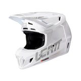 Leatt 7.5 Off-Road Helmet Kit V25 - White S White SM - Driven Powersports