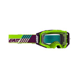 Leatt Velocity 5.5 Cryztal Goggle Lime/Purple - Driven Powersports