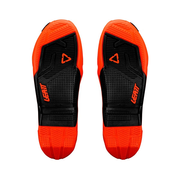 Leatt 4.5/5.5 Boot Sole 12/13 Orange/Black - Driven Powersports