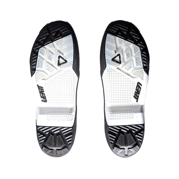 Leatt 4.5/5.5 Boot Sole 8/9 Black/White - Driven Powersports