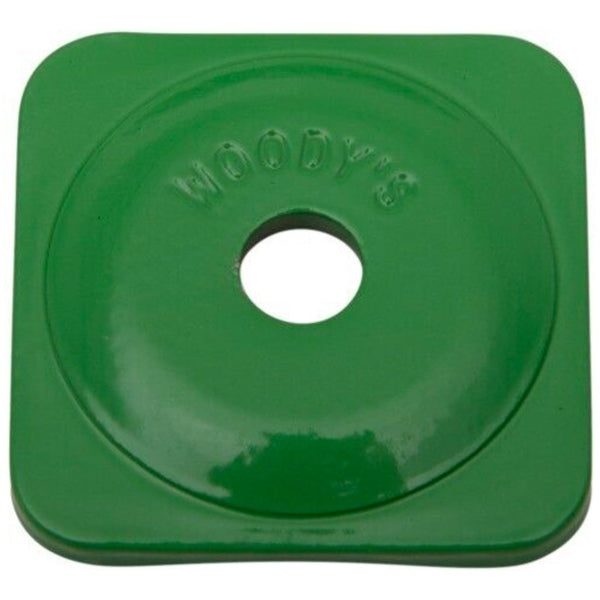 WOODY'S SQUARE GRAND DIGGER BACKER PLATES Green 48 Package 5/16" - Driven Powersports
