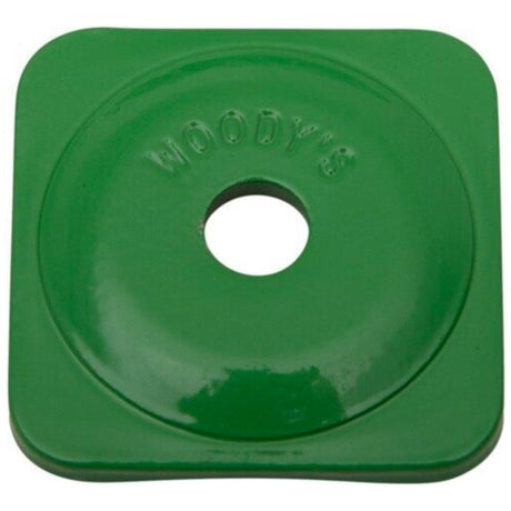 WOODY'S SQUARE GRAND DIGGER BACKER PLATES Green 48 Package 5/16" - Driven Powersports