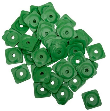 WOODY'S SQUARE GRAND DIGGER BACKER PLATES Green 48 Package 5/16" - Driven Powersports