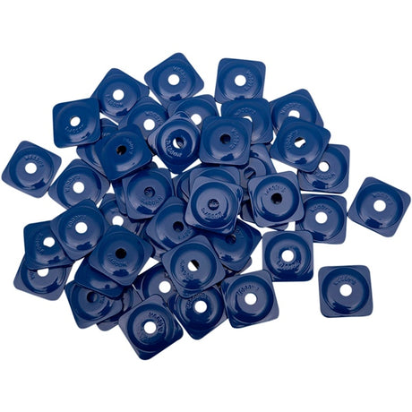 WOODY'S SQUARE GRAND DIGGER BACKER PLATES Blue 48 Package 5/16" - Driven Powersports