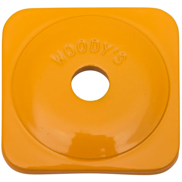 WOODY'S SQUARE GRAND DIGGER BACKER PLATES Yellow 48 Package 5/16" - Driven Powersports