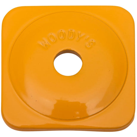 WOODY'S SQUARE GRAND DIGGER BACKER PLATES Yellow 48 Package 5/16" - Driven Powersports