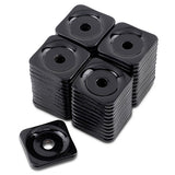WOODY'S SQUARE GRAND DIGGER BACKER PLATES Black 48 Package 5/16" - Driven Powersports