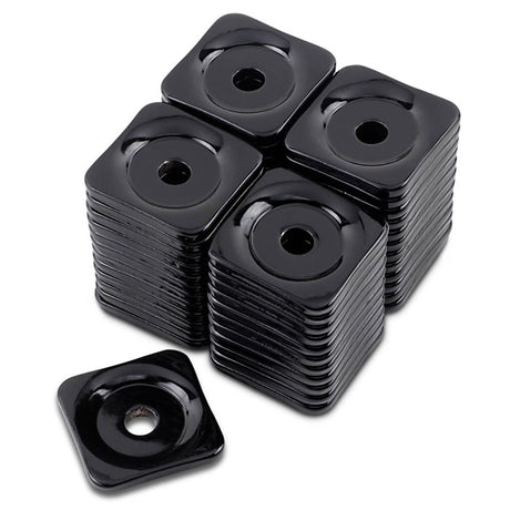 WOODY'S SQUARE GRAND DIGGER BACKER PLATES Black 48 Package 5/16" - Driven Powersports
