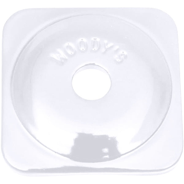 WOODY'S SQUARE GRAND DIGGER BACKER PLATES White 48 Package 5/16" - Driven Powersports
