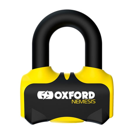 Oxford Nemesis Ultra Strong Disc Lock Yellow - Driven Powersports