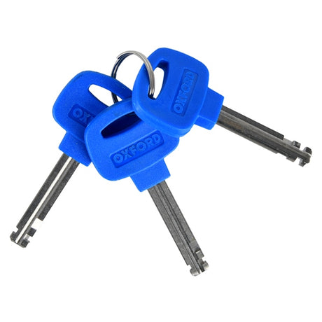 Oxford Barrier Armoured Cable Lock Red - Driven Powersports