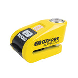 Oxford Alpha XA14 Super Strong Alarm Disc Lock Black/Yellow - Driven Powersports