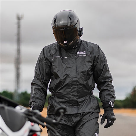 Oxford Rainseal Over Jacket Black - Driven Powersports