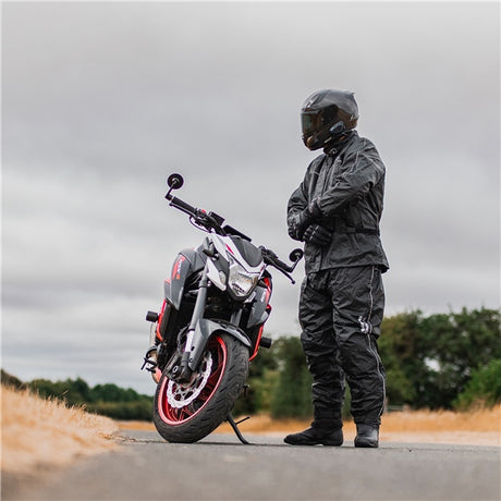 Oxford Rainseal Over Jacket Black - Driven Powersports