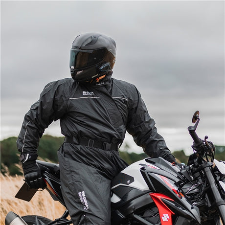 Oxford Oversuit Rainseal Black - Driven Powersports