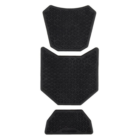 Oxford Gripper ADV Tank Pad Solid Color Black - Driven Powersports
