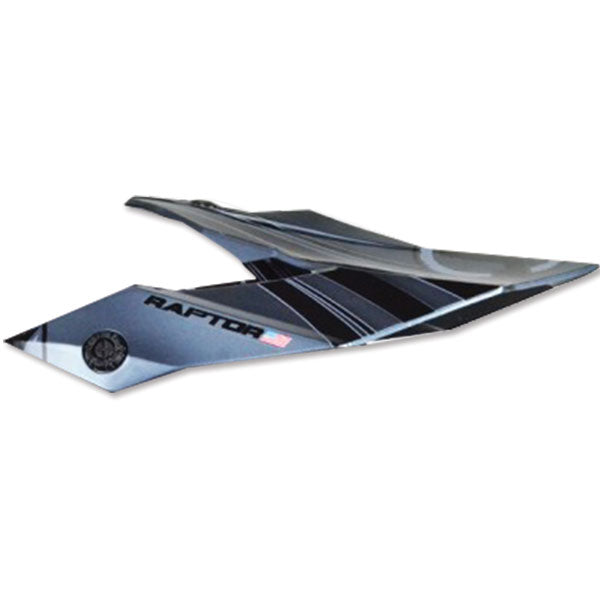 JUST 1 1 RAPTOR VISOR Silver - Driven Powersports