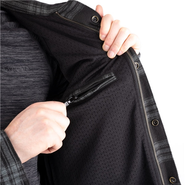 Oxford Kickback 3.0 Shirt Gray - Driven Powersports