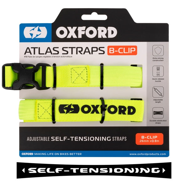 Oxford Atlas B-Clip Fluo Yellow - Driven Powersports