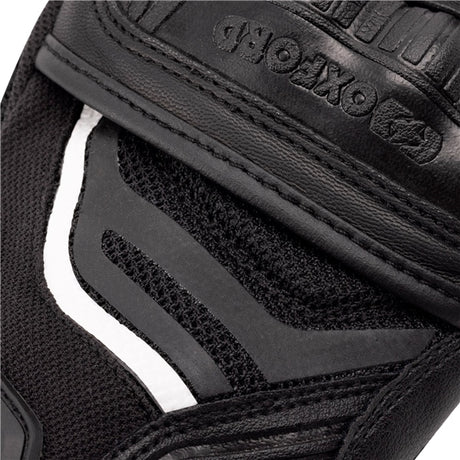 Oxford Omega 1.0 Air Gloves Black/White XL - Driven Powersports