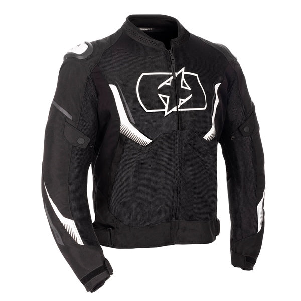 Oxford Omega 1.0 Air Jacket Black/White 2XL - Driven Powersports