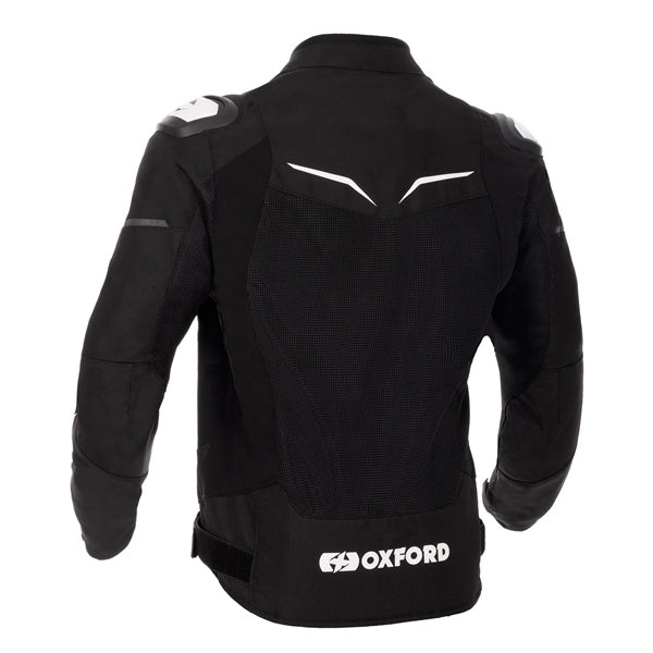 Oxford Omega 1.0 Air Jacket Black/White 2XL - Driven Powersports