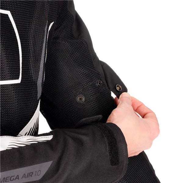 Oxford Omega 1.0 Air Jacket Black/White 2XL - Driven Powersports