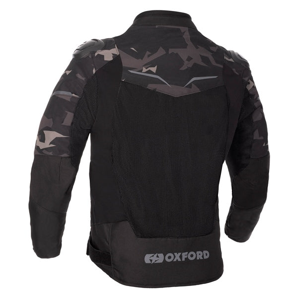 Oxford Omega 1.0 Air Jacket Black/Camo 2XL - Driven Powersports