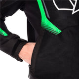 Oxford Omega 1.0 Air Jacket Black/Green 2XL - Driven Powersports